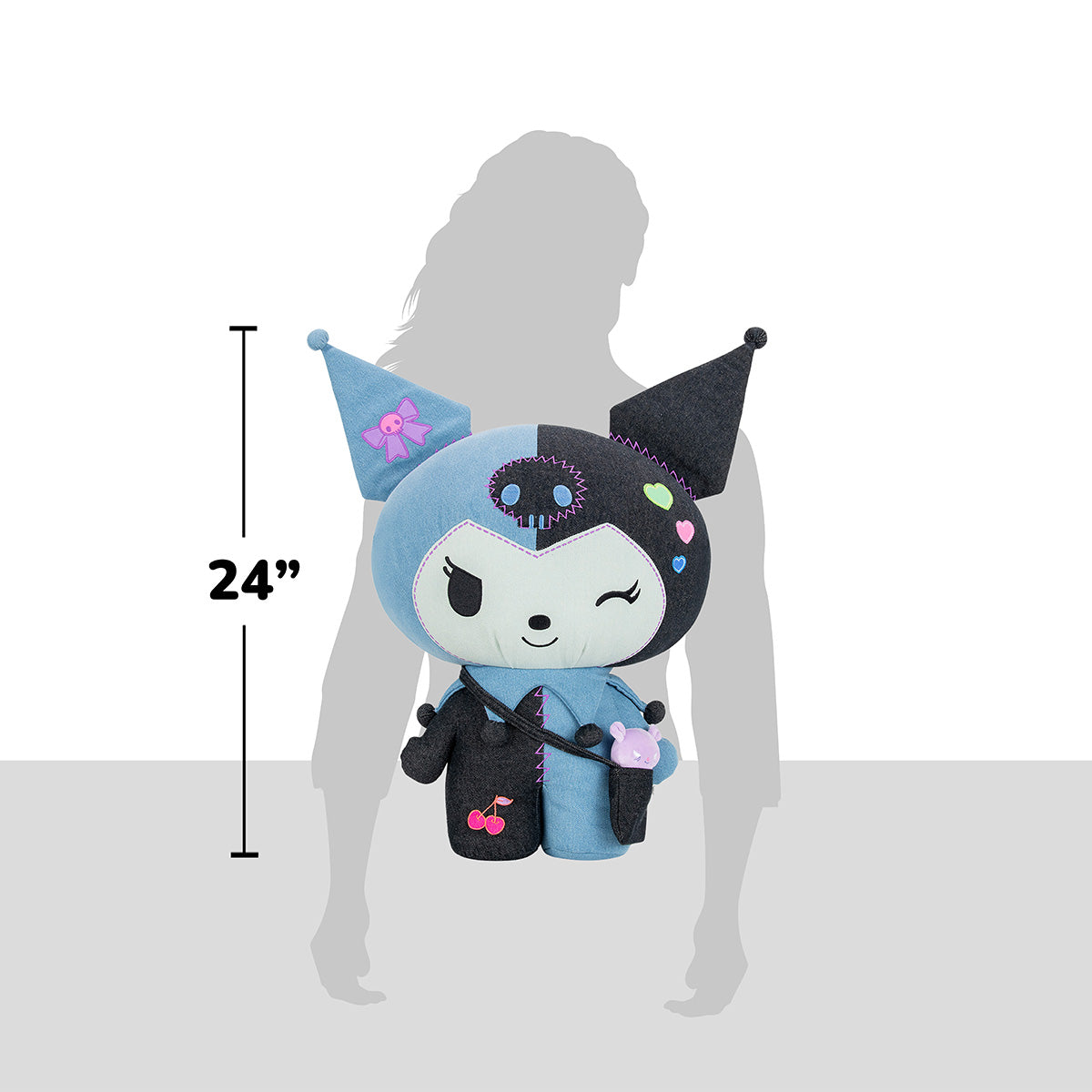 Hello Kitty and Friends Ultra-Premier 24-Inch Kuromi X-Large Plush - Limited Edition - Image 6