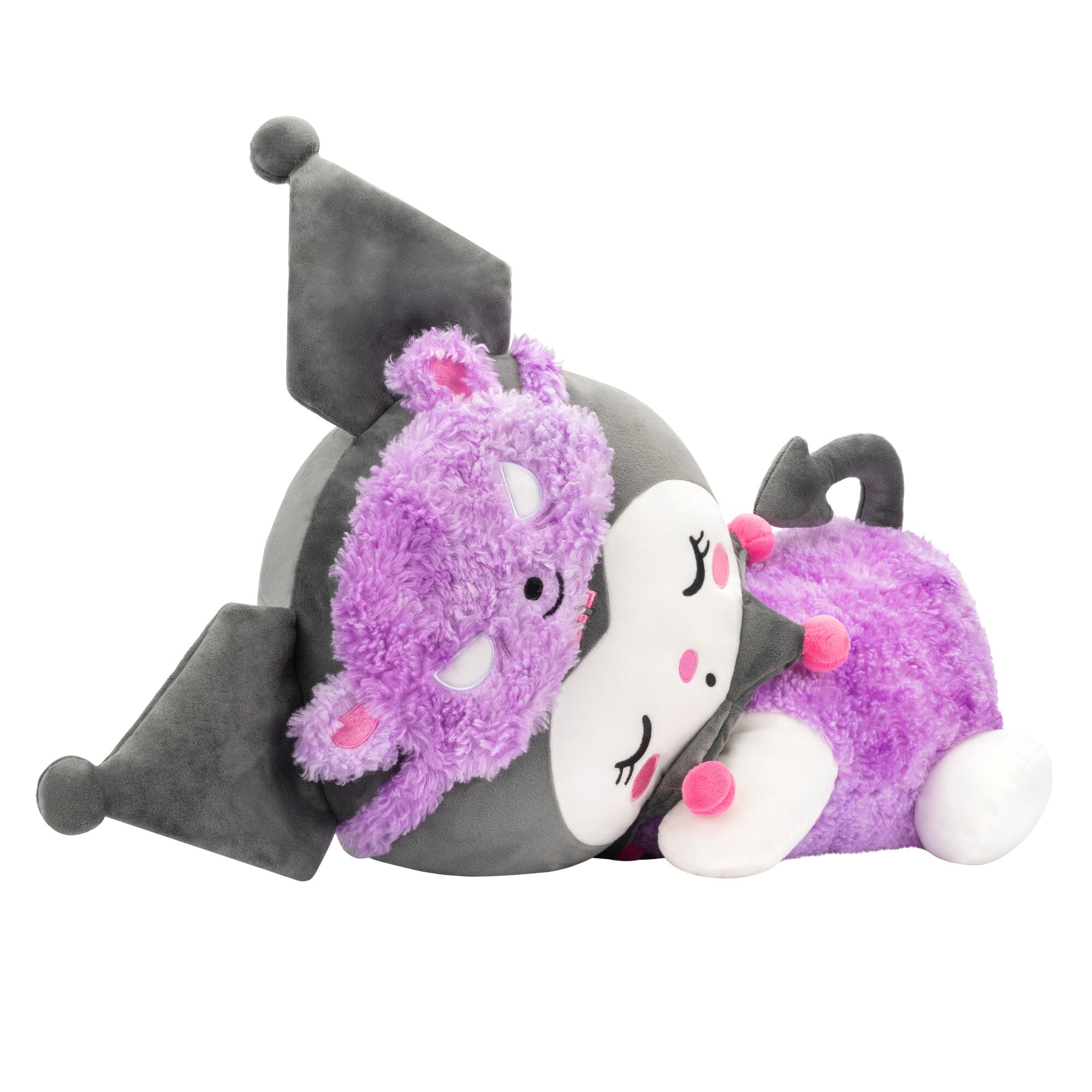Hello Kitty and Friends 18-Inch Sleeping Plush - Kuromi - Image 4