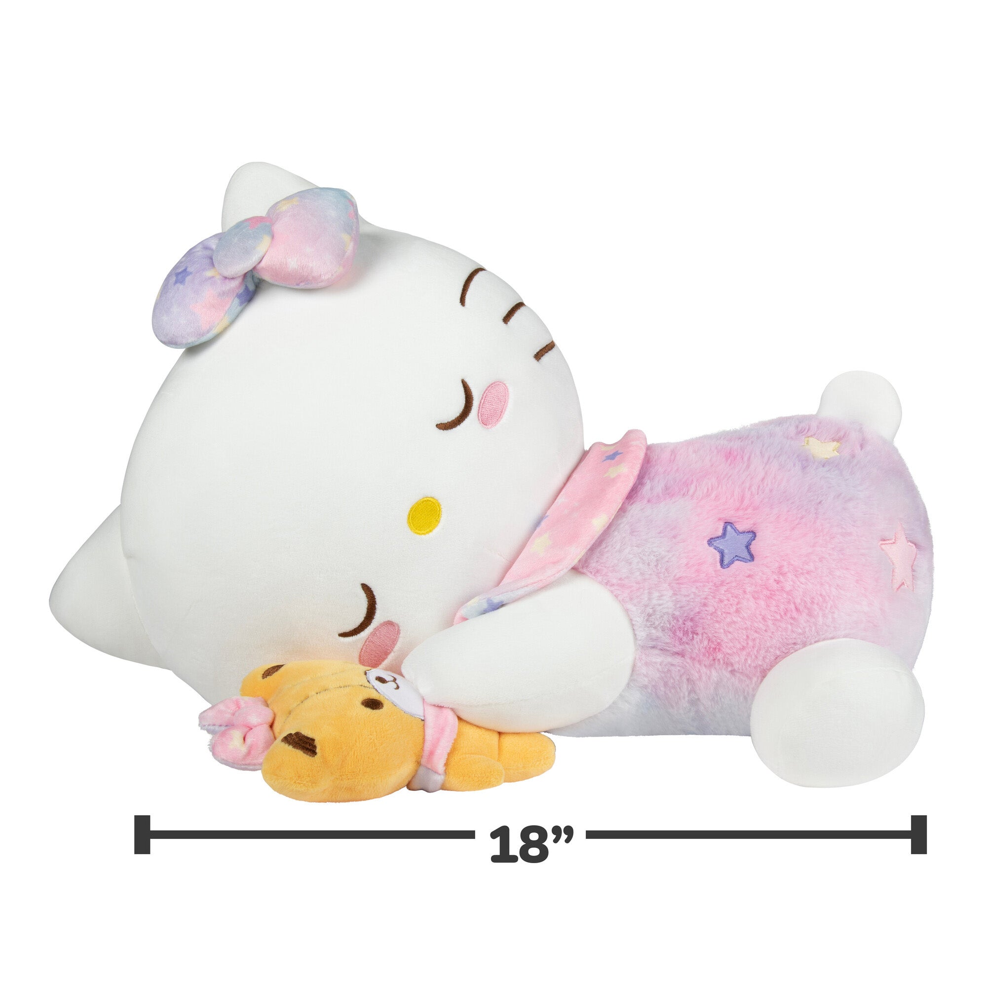 Hello Kitty and Friends 18-Inch Sleeping Plush - Hello Kitty with Bestie Accessory - Image 6