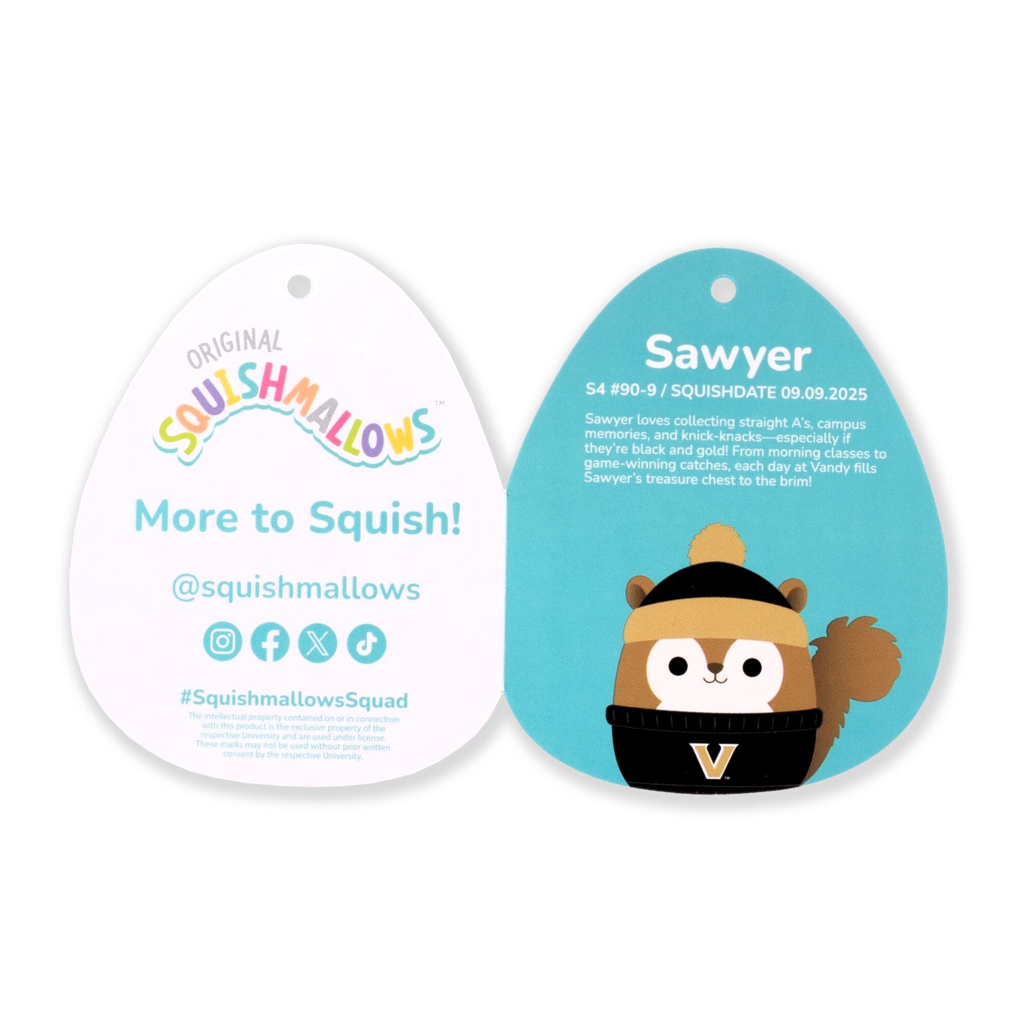 Vanderbilt Sawyer the Squirrel Plush Bundle - Image 3