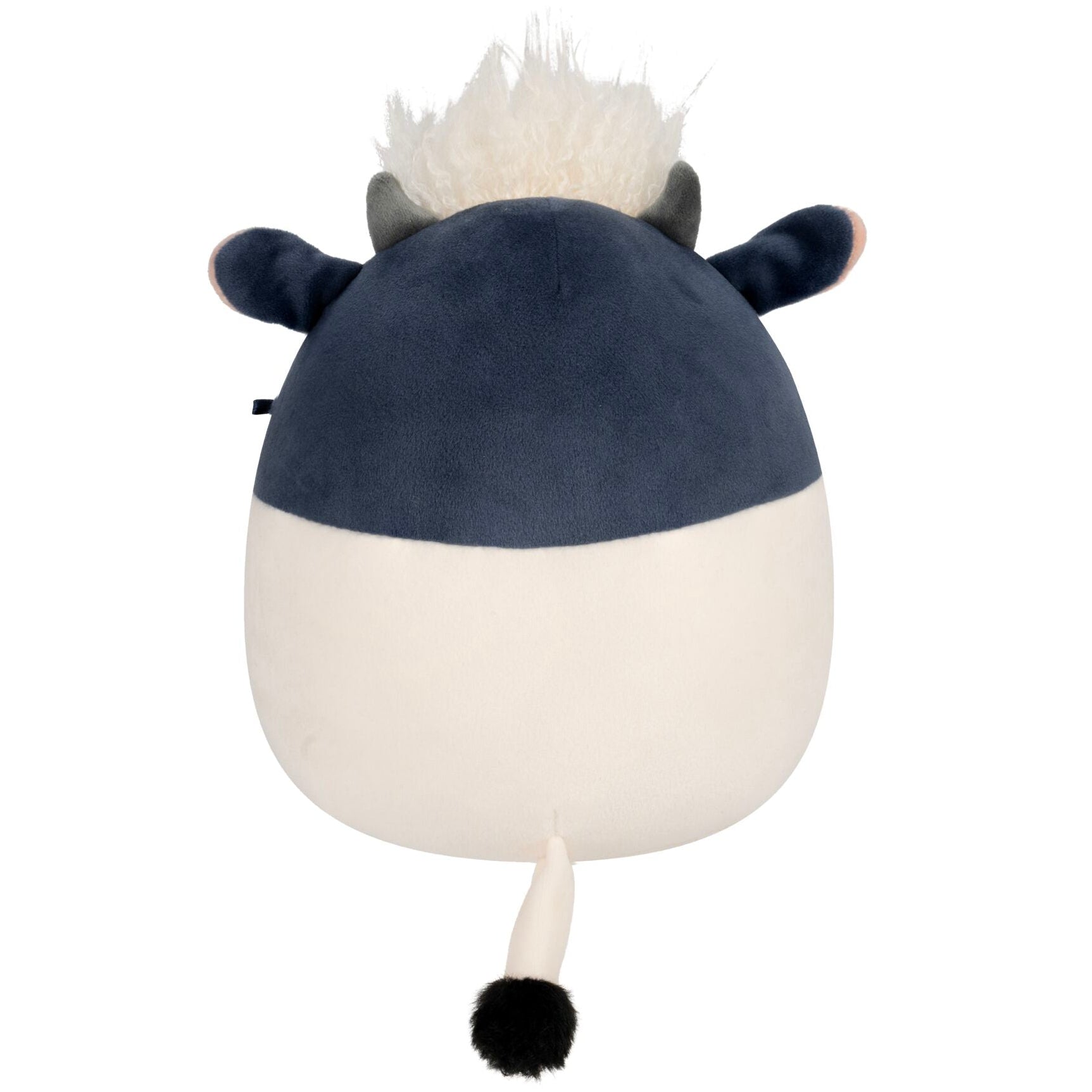8-Inch Dill the Black and White Cow with Shaggy Hair - Image 4