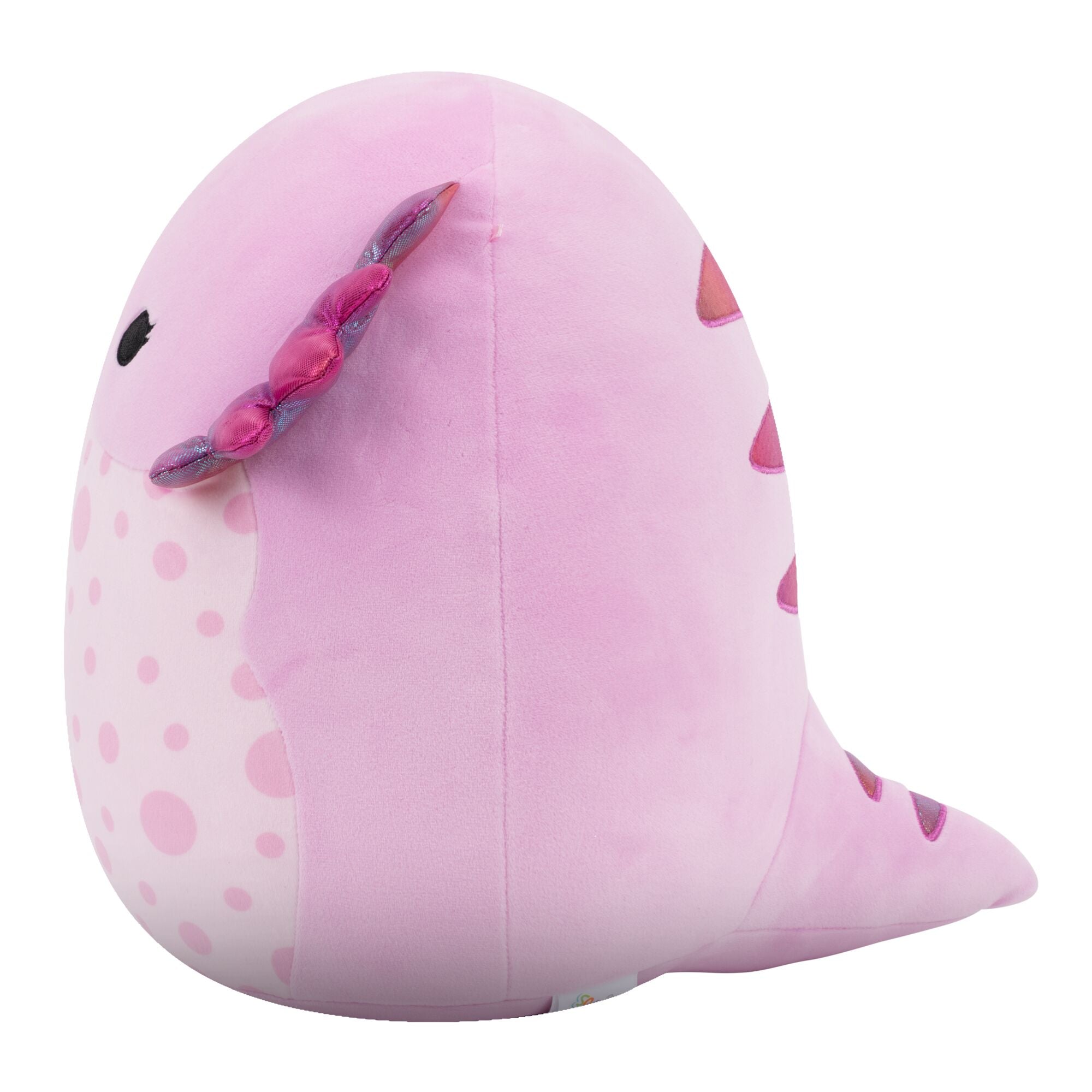 12-Inch Barika the Pink Bearded Dragon with Neon Stripes - Image 3