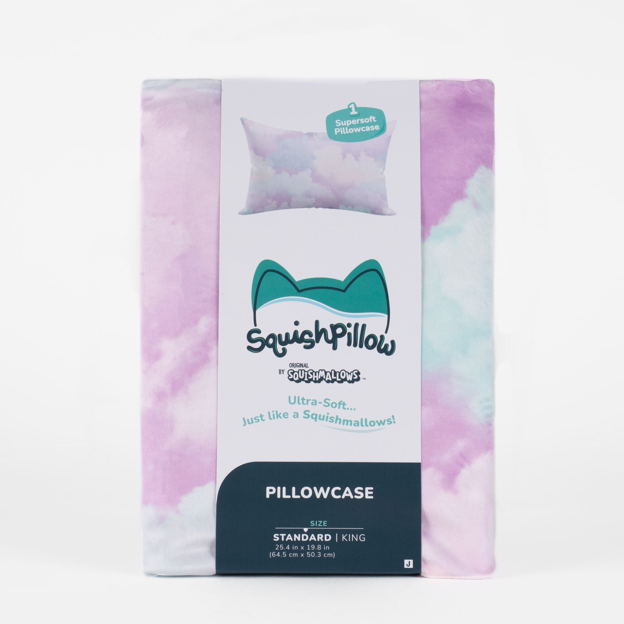 Cotton Candy Skies Purple SquishPillow Pillowcase (Standard) - Image 2