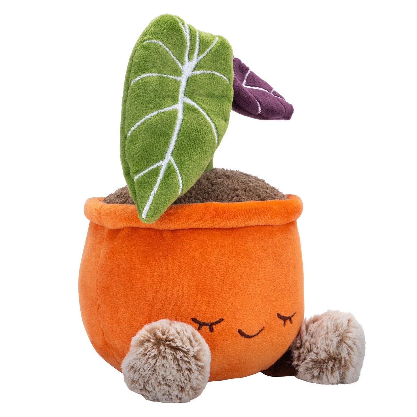Greenhouse by Russ 12-Inch Black Velvet Alocasia Plant Plush - Image 2