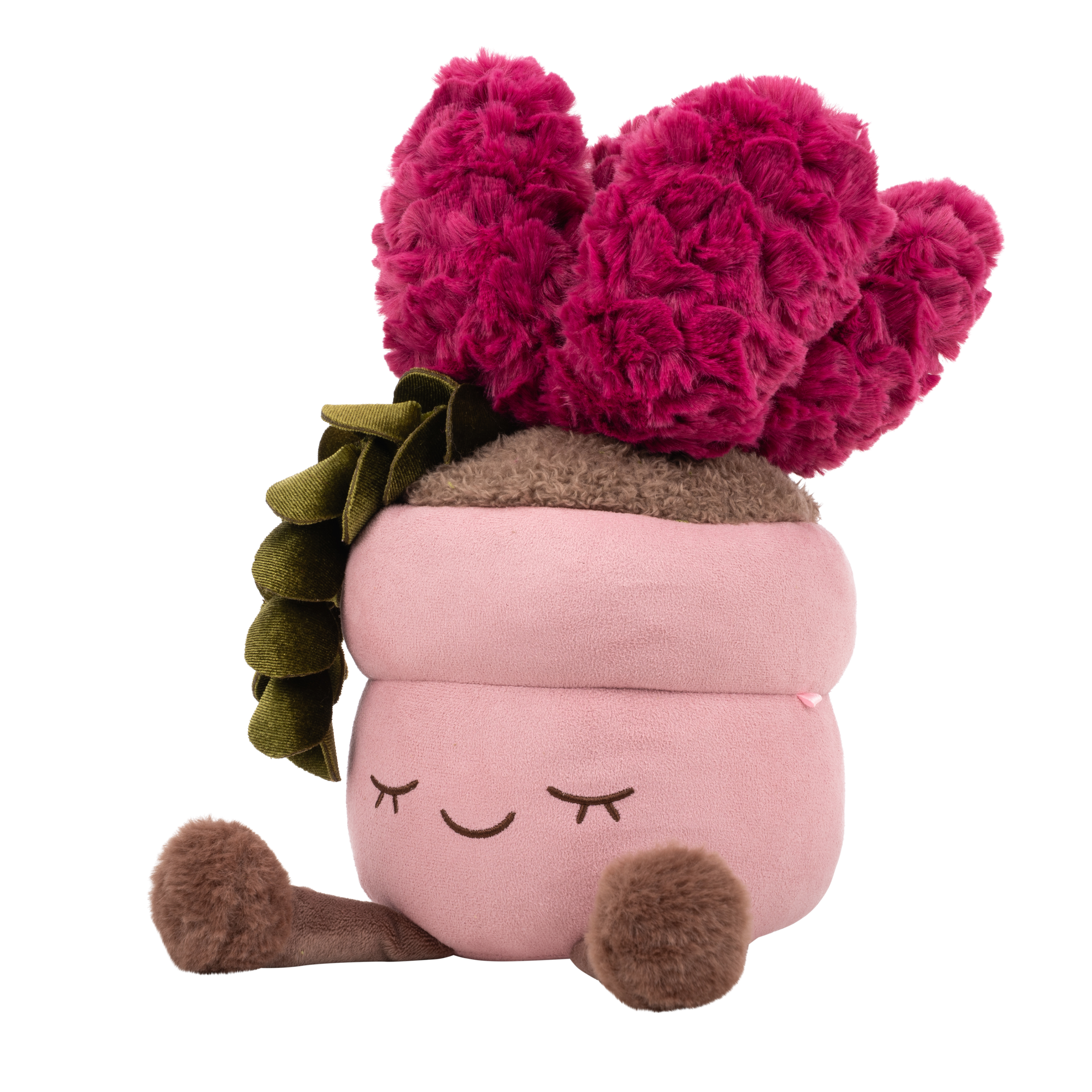 Greenhouse by Russ 12-Inch Pink Pot Succulent Plush - Image 2