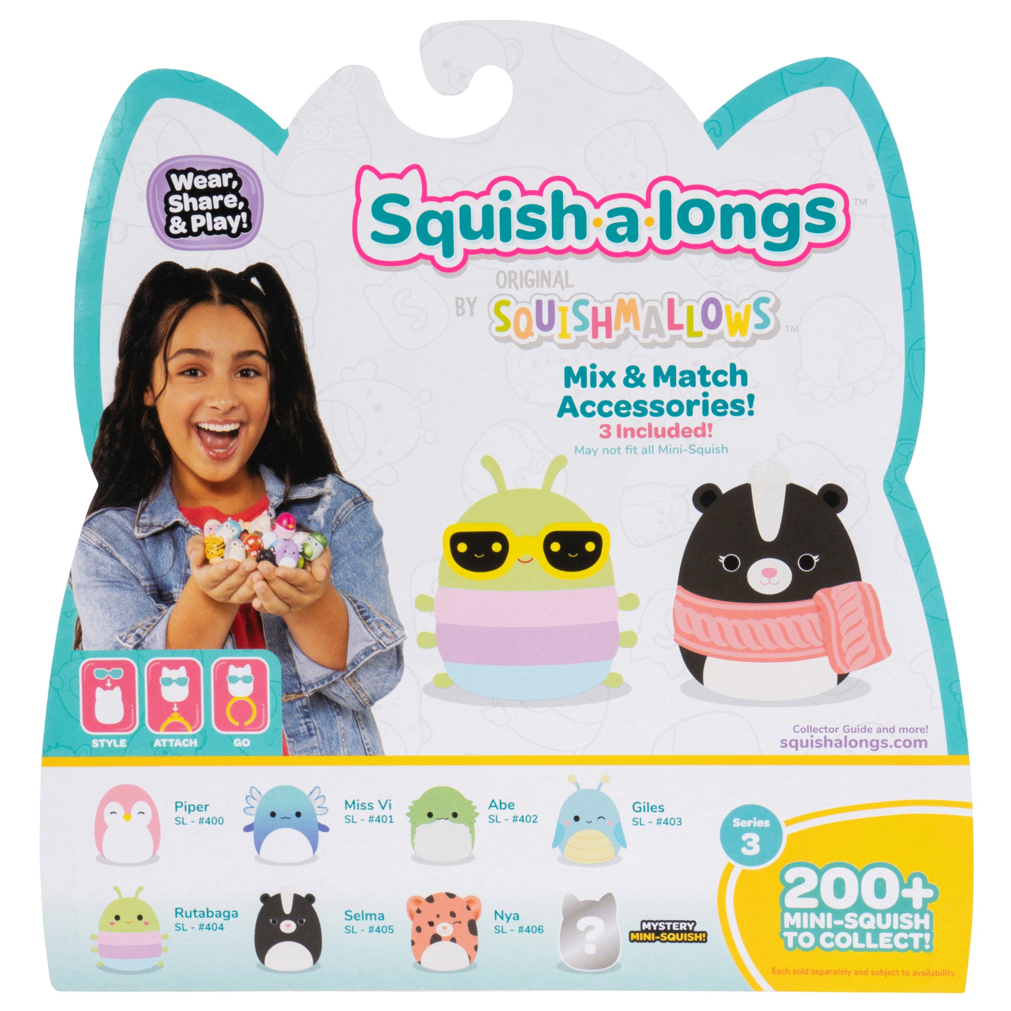 Squish-a-longs Mini-Squish 8-Pack Style 1 - Image 4