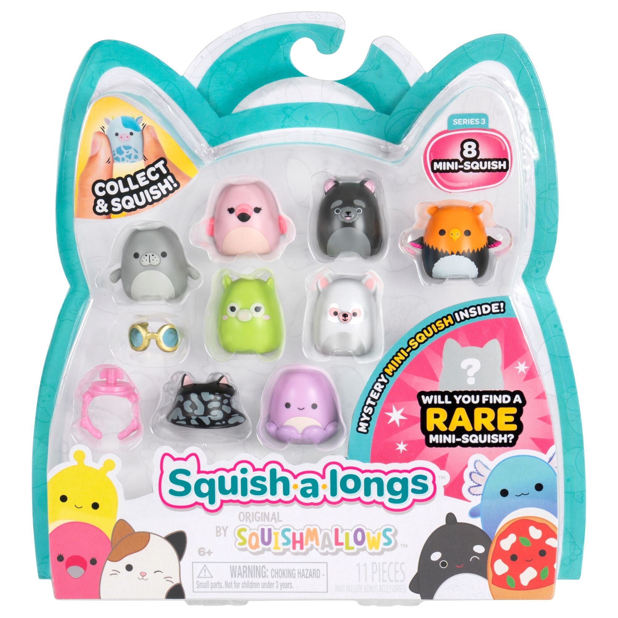Squish-a-longs Mini-Squish 8-Pack Style 3 - Image 3