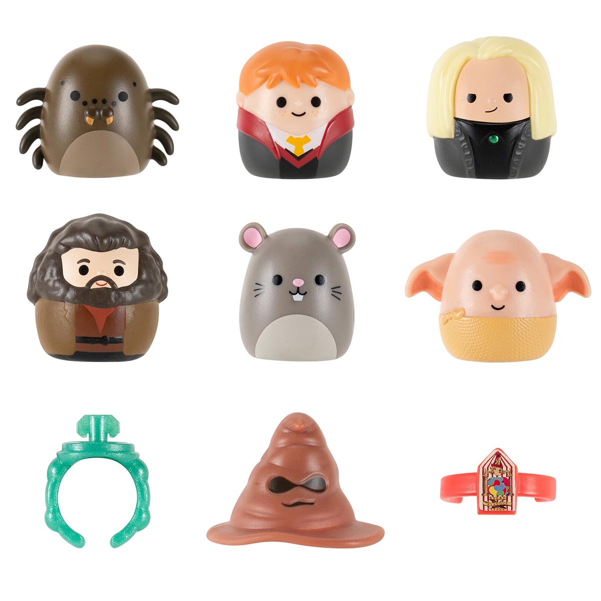 Squish-a-longs Harry Potter Mini-Squish and Accessory 6-Pack Style 2 - Image 2