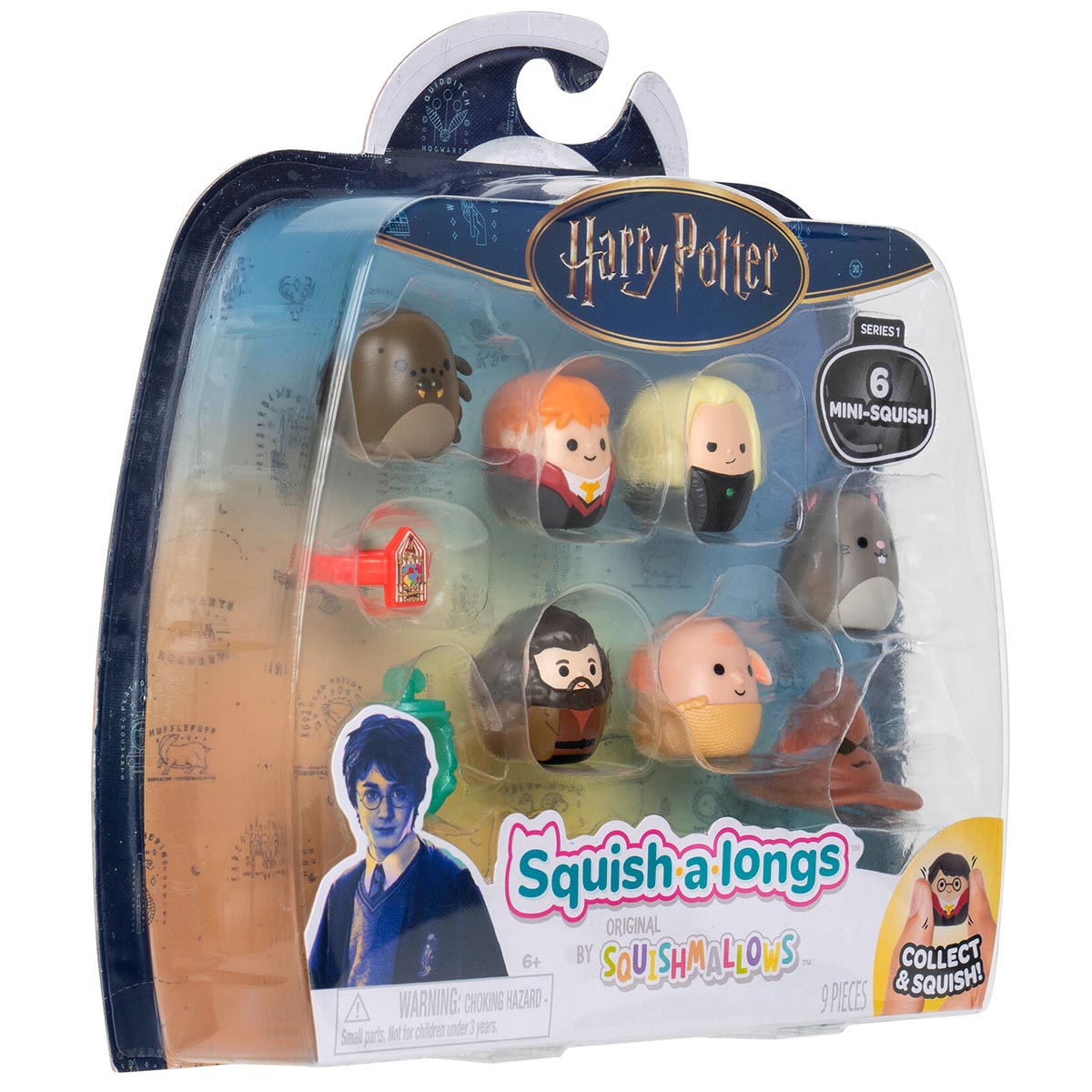 Squish-a-longs Harry Potter Mini-Squish and Accessory 6-Pack Style 2 - Image 7