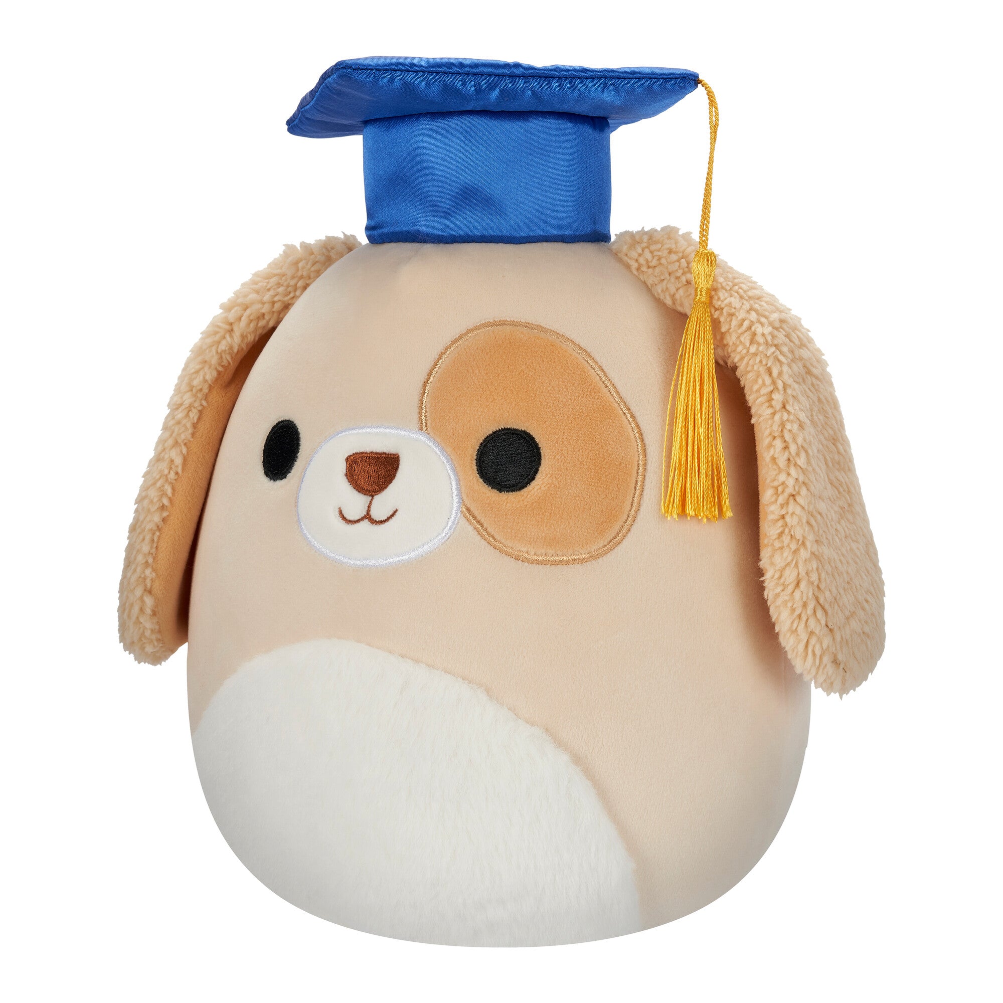 8-Inch Harris the Brown Spotted Dog in Graduation Cap - Image 2