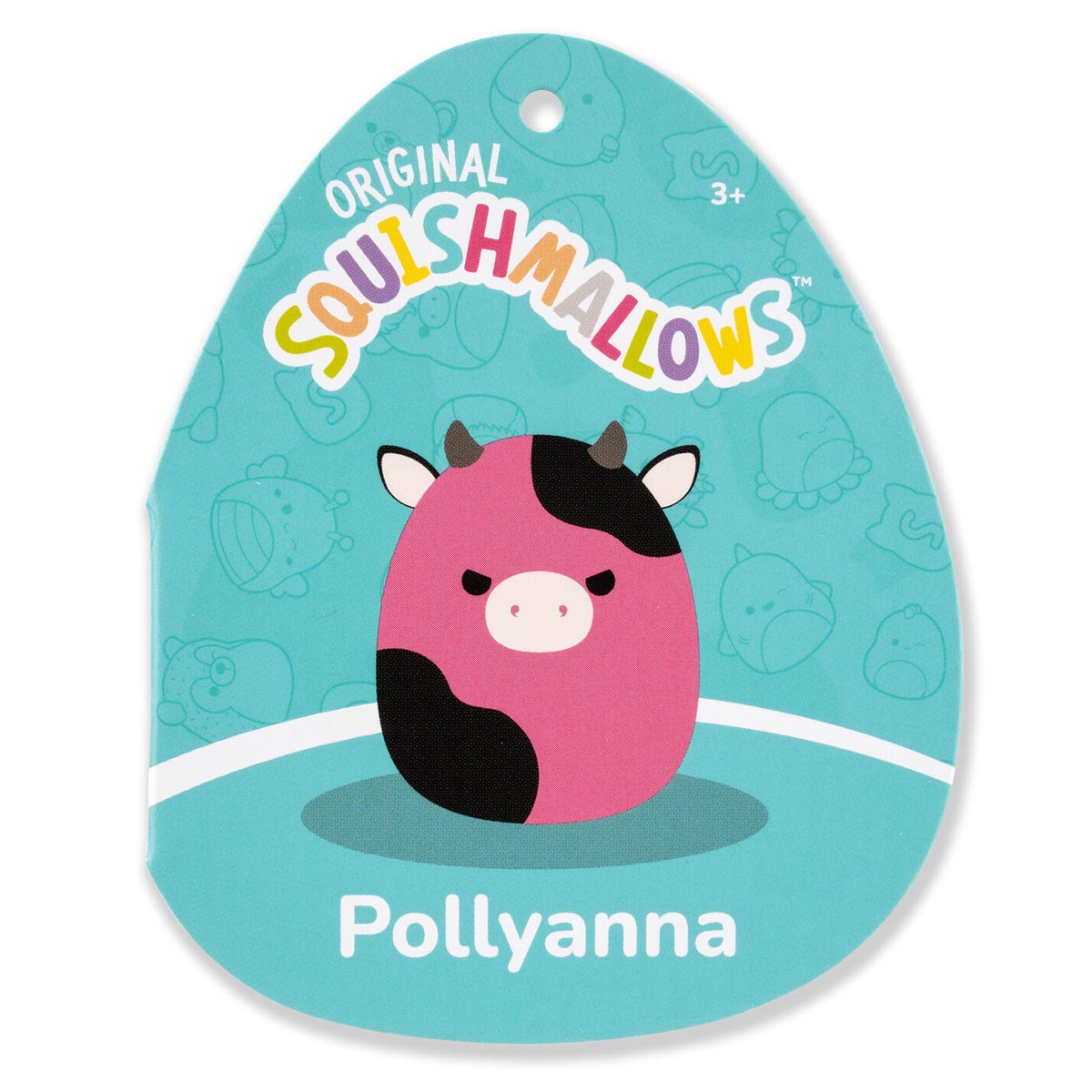 8-Inch Pollyanna the Black and Pink Cow - Image 5