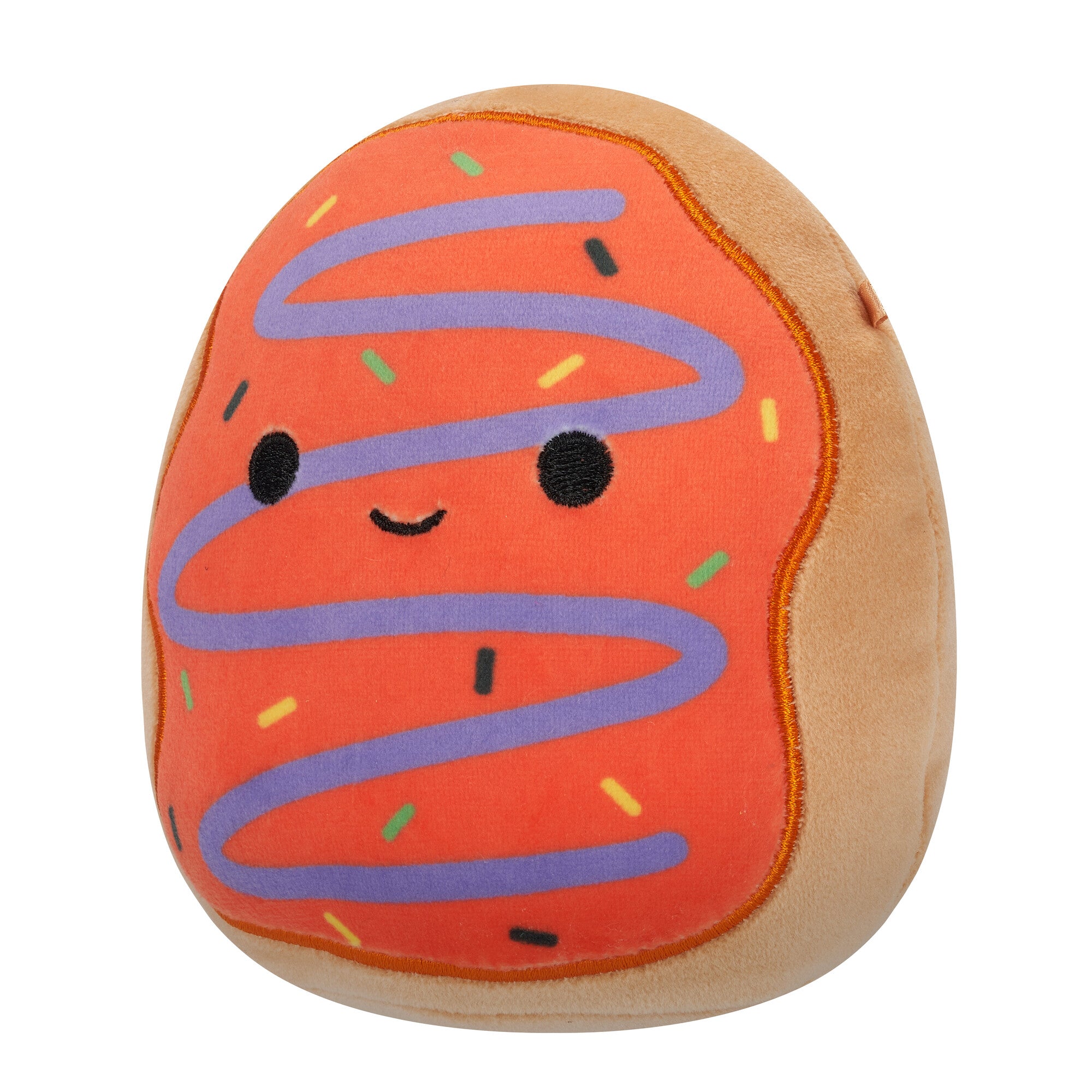 5-Inch Jay the Orange Frosted Donut with Purple Drizzle - Image 2