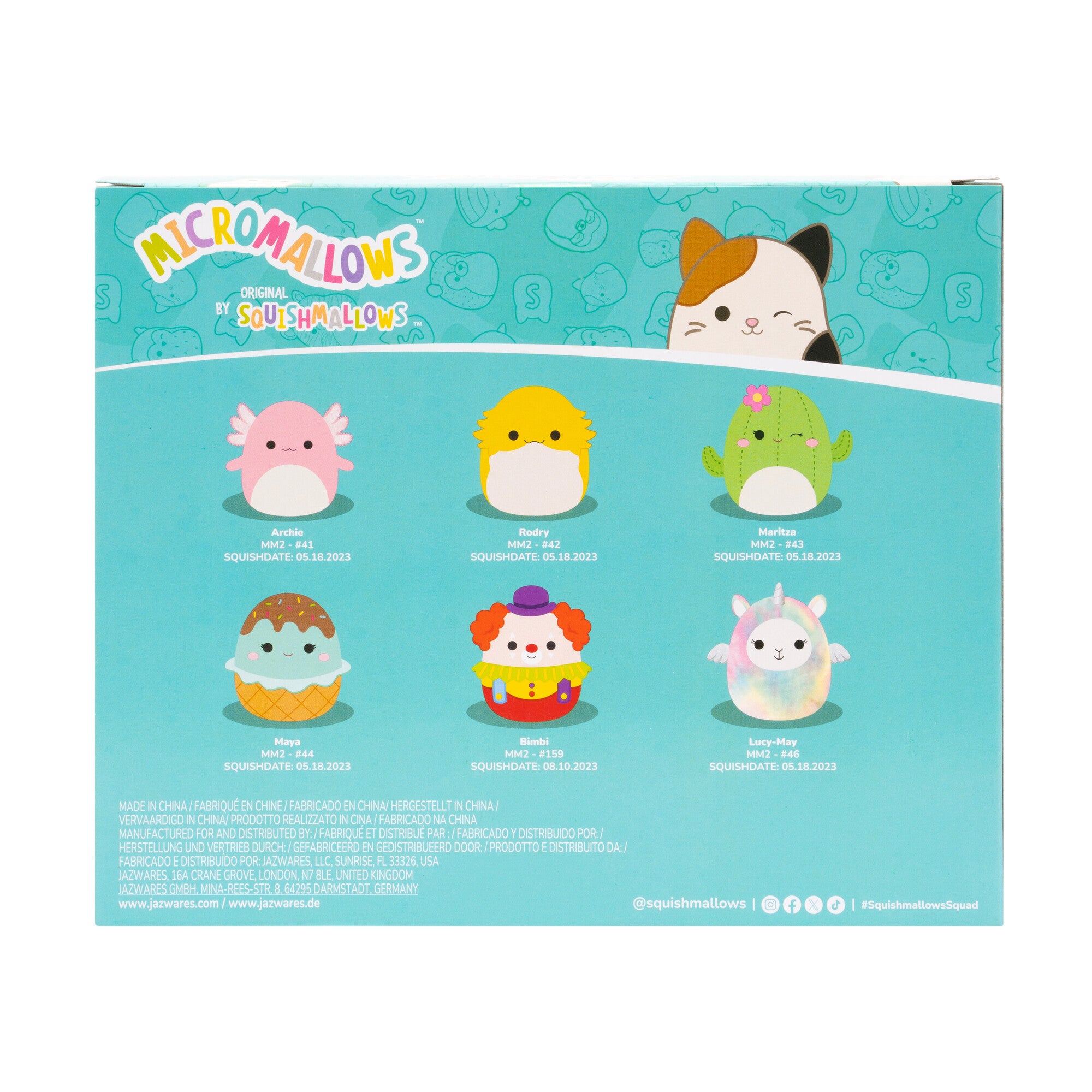 Micromallows 6-Pack – Archie Axolotl. Bimbi Clown. Lucy-May Llamapegacorn. Maritza Cactus. Maya Sundae. Rodry Bearded Dragon - Image 11
