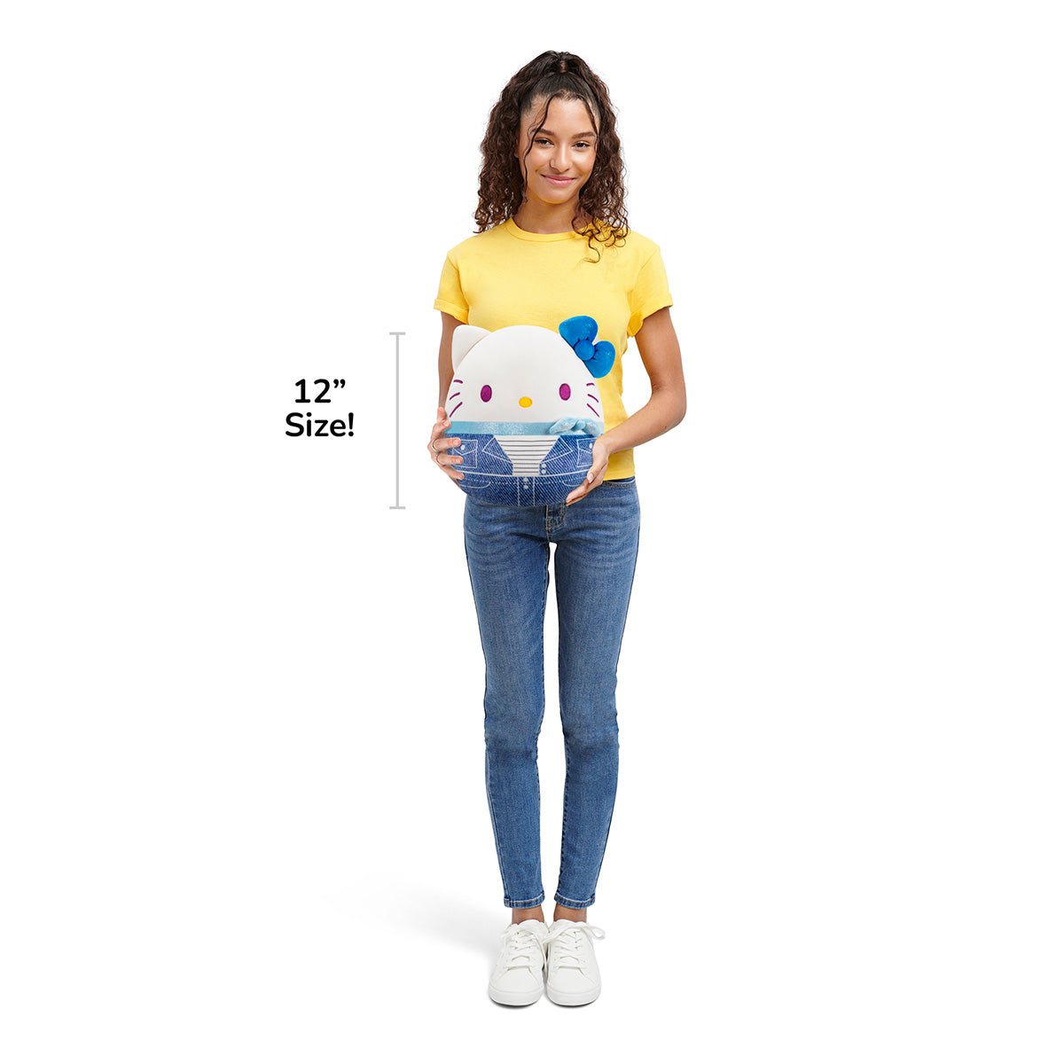 Hello Kitty and Friends 12-Inch Denim Hello Kitty Squishmallows - Image 8